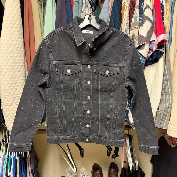 Mavi jeans Karla rhinestone denim jacket - Picture 4 of 9